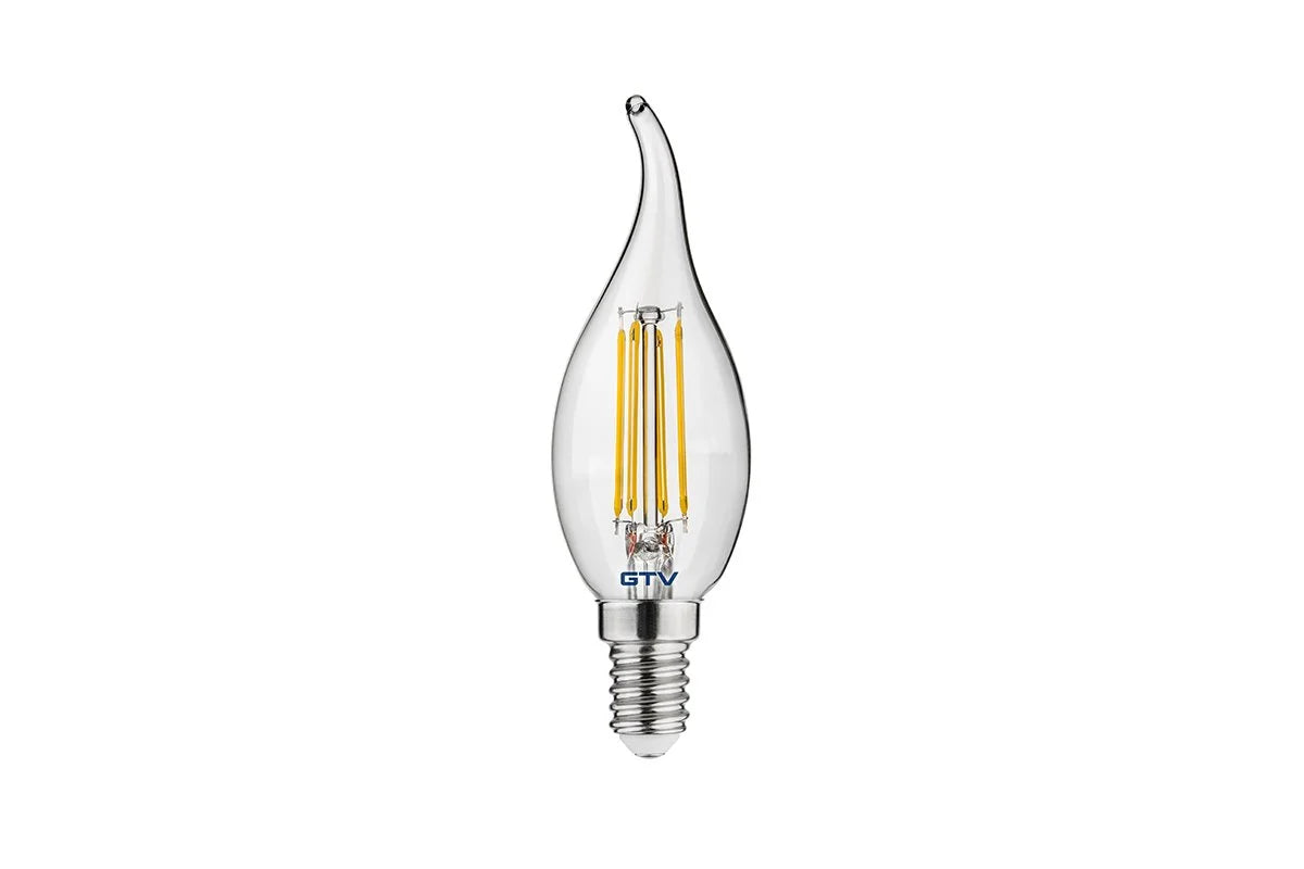 4W E14 C35L Filament LED Lamp - 3000K
