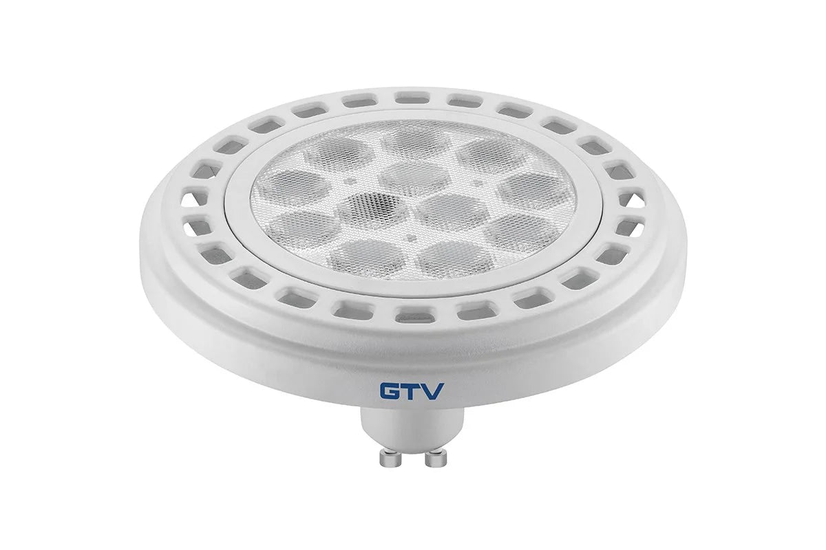 12W White GU10 ES111 LED Lamp - 3000K - 45D