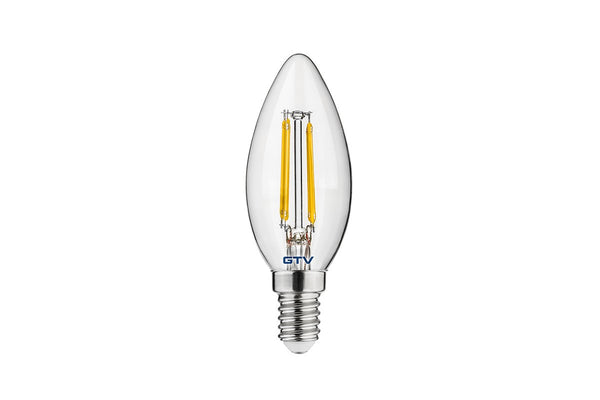 4W E14 C35 Filament LED Lamp - 3000K