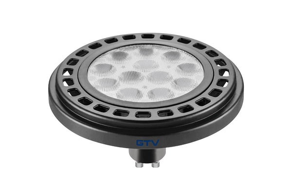 12W Black GU10 ES111 LED Lamp - 3000K - 45D