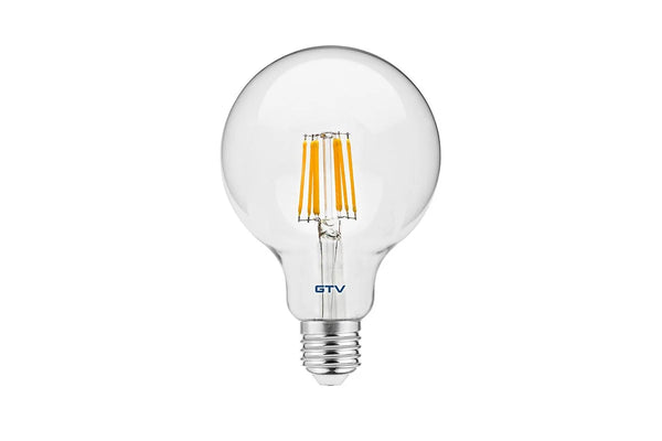 8W E27 G95 Filament LED Lamp